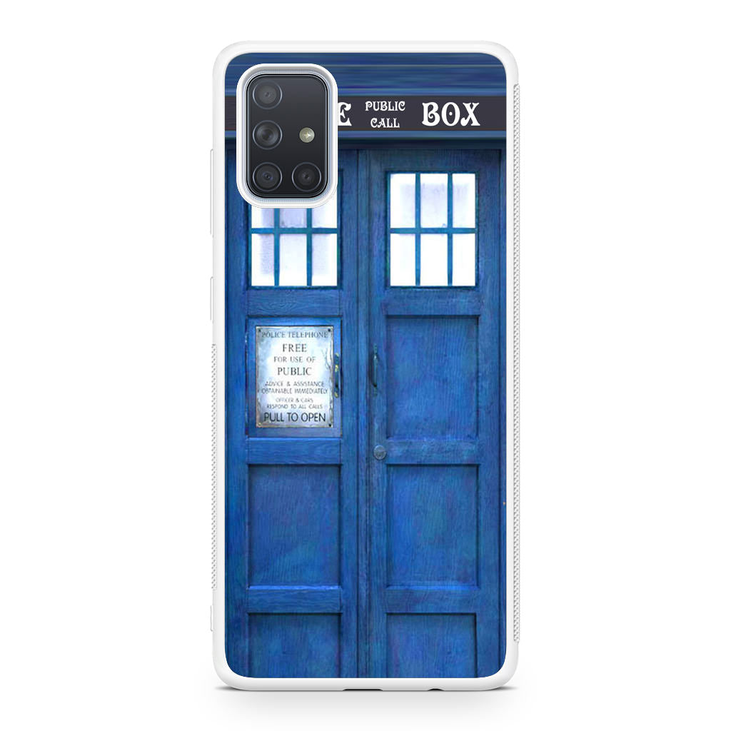 Blue Police Call Box Galaxy A51 / A71 Case