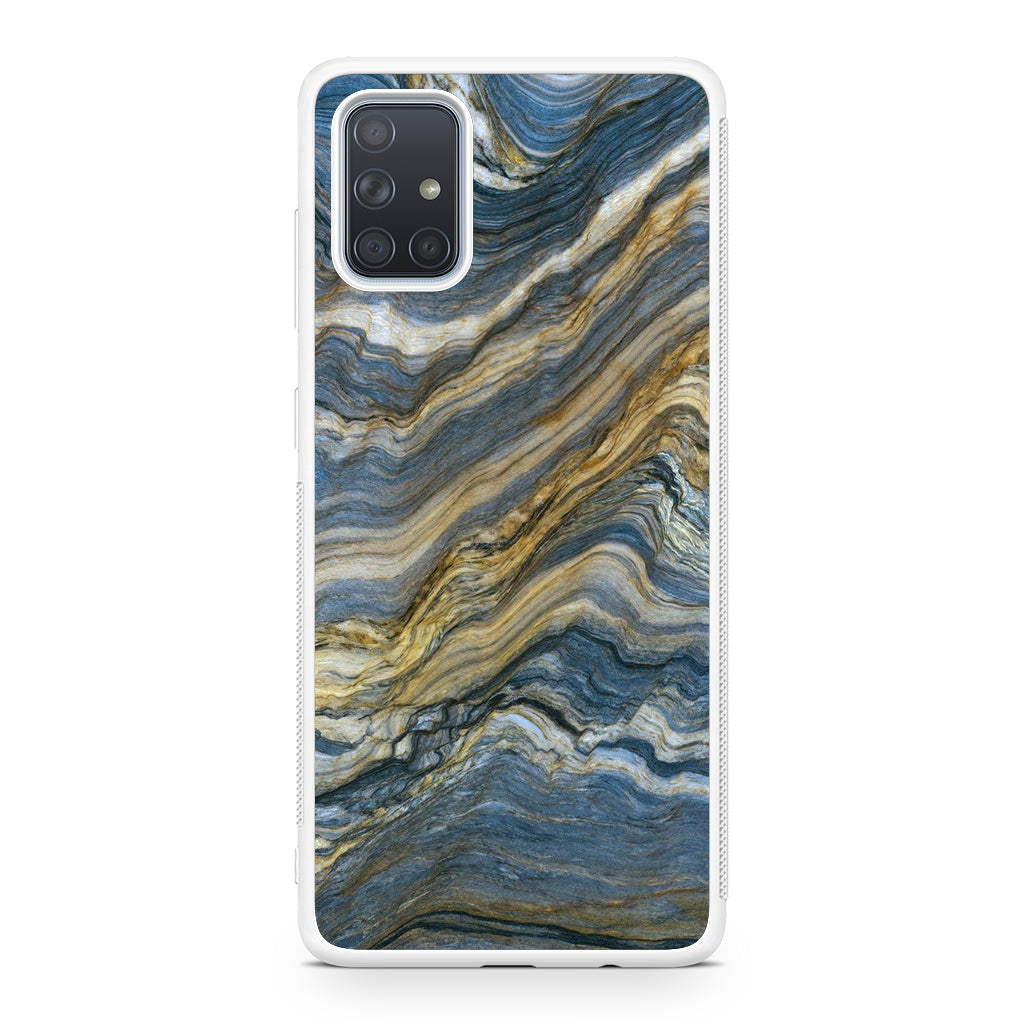 Blue Wave Marble Galaxy A51 / A71 Case