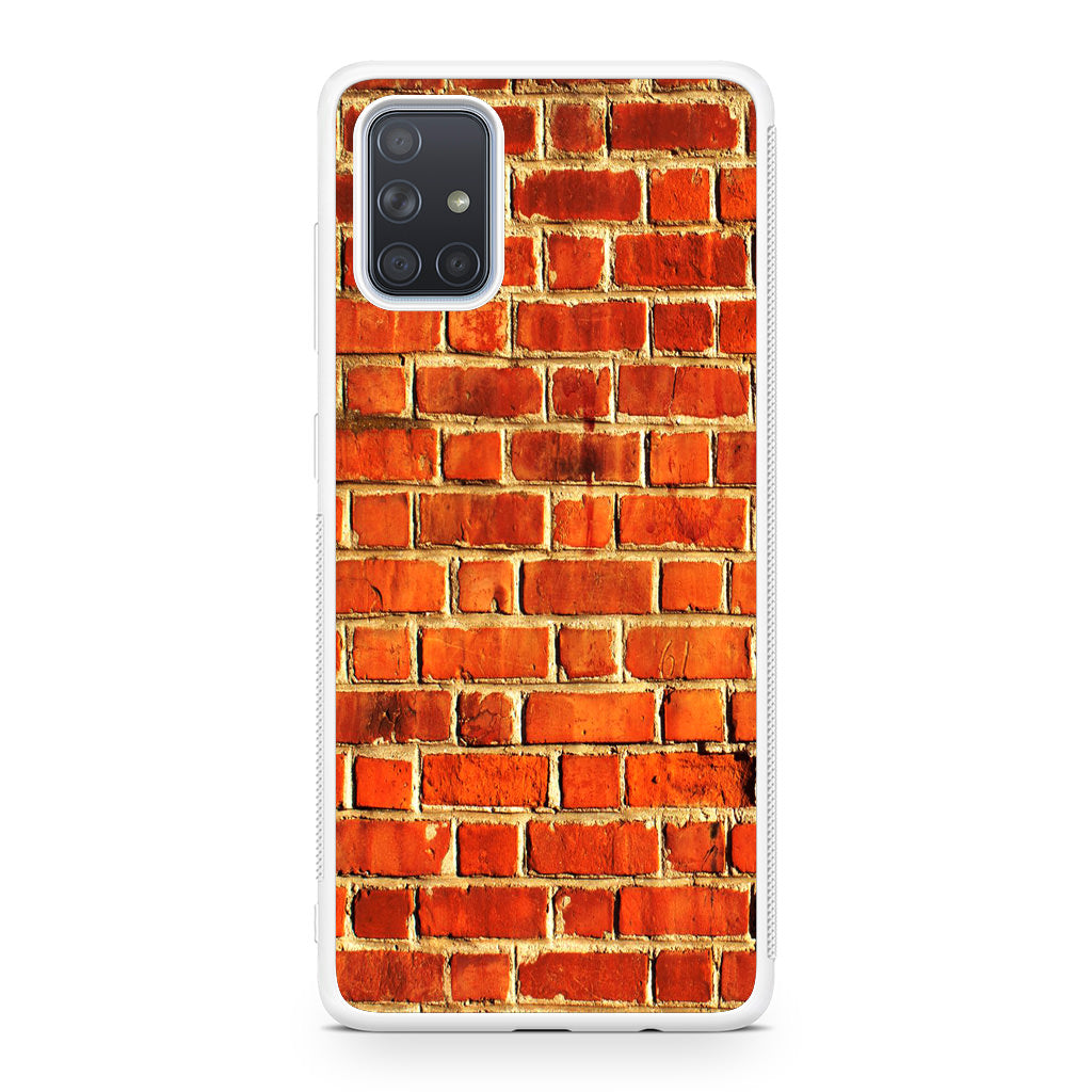 Brick Wall Pattern Galaxy A51 / A71 Case