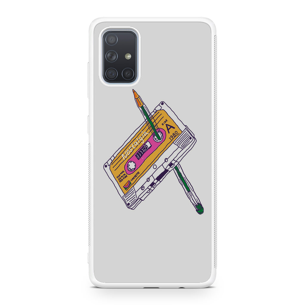 Cassete Tape Old Galaxy A51 / A71 Case