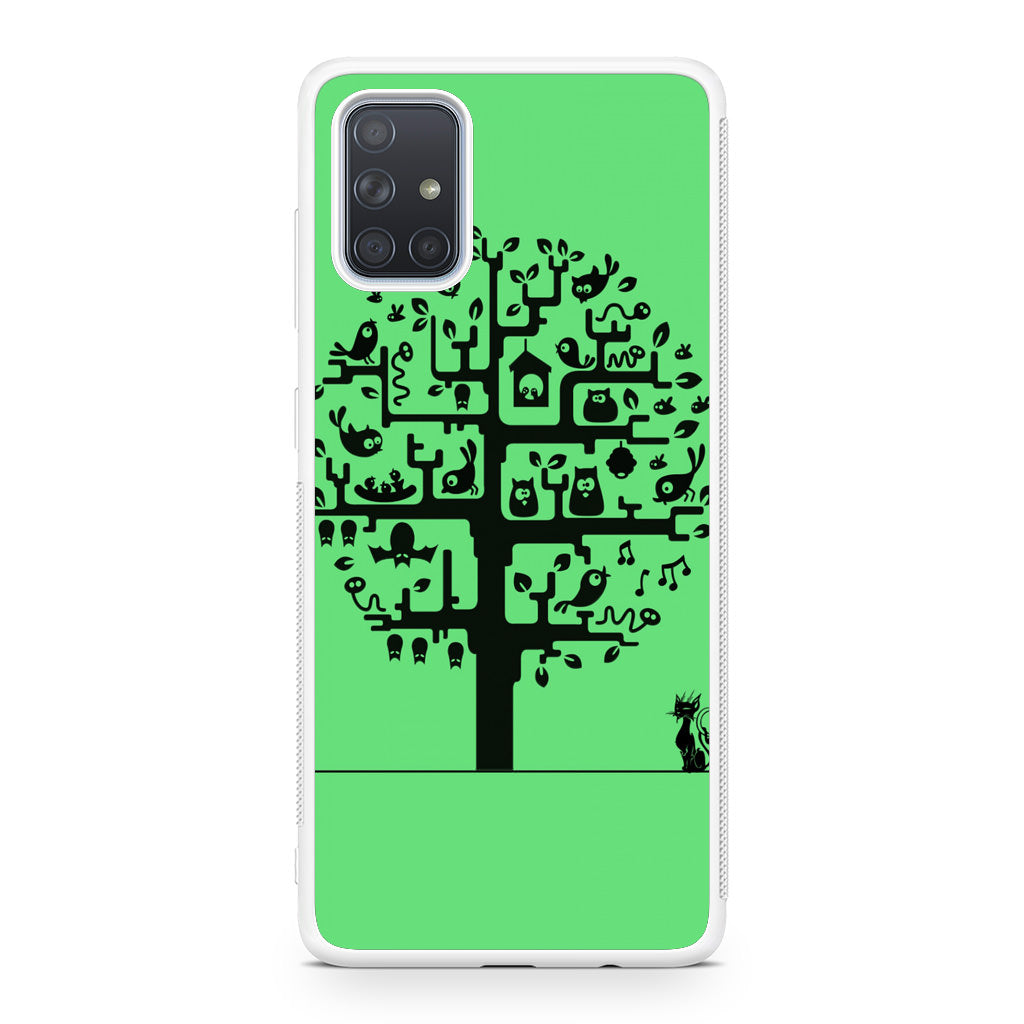 Cat Tree Galaxy A51 / A71 Case
