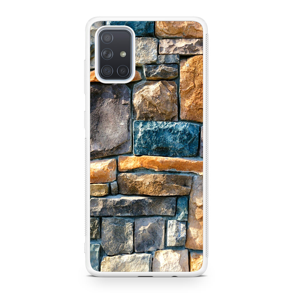 Colored Stone Piles Galaxy A51 / A71 Case
