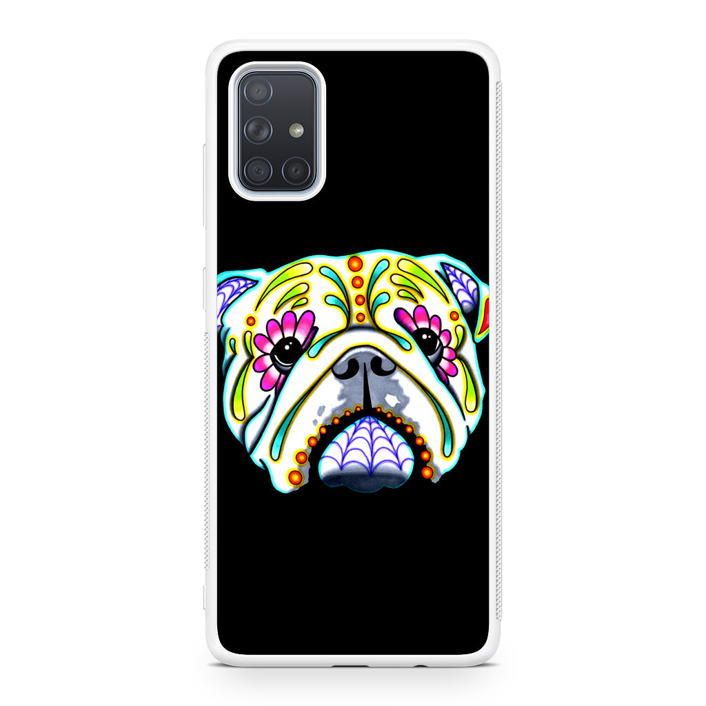 Colorful Bulldog Art Galaxy A51 / A71 Case