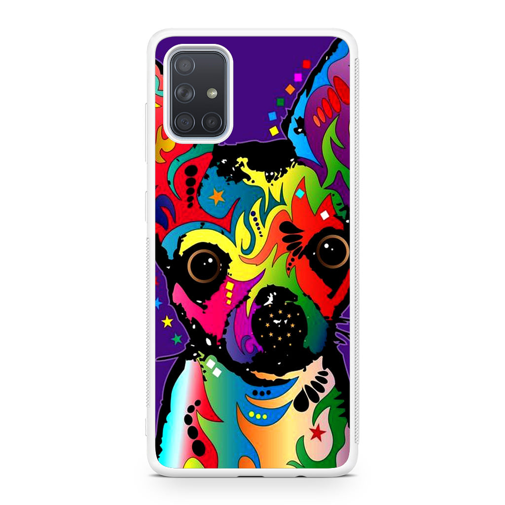 Colorful Chihuahua Galaxy A51 / A71 Case