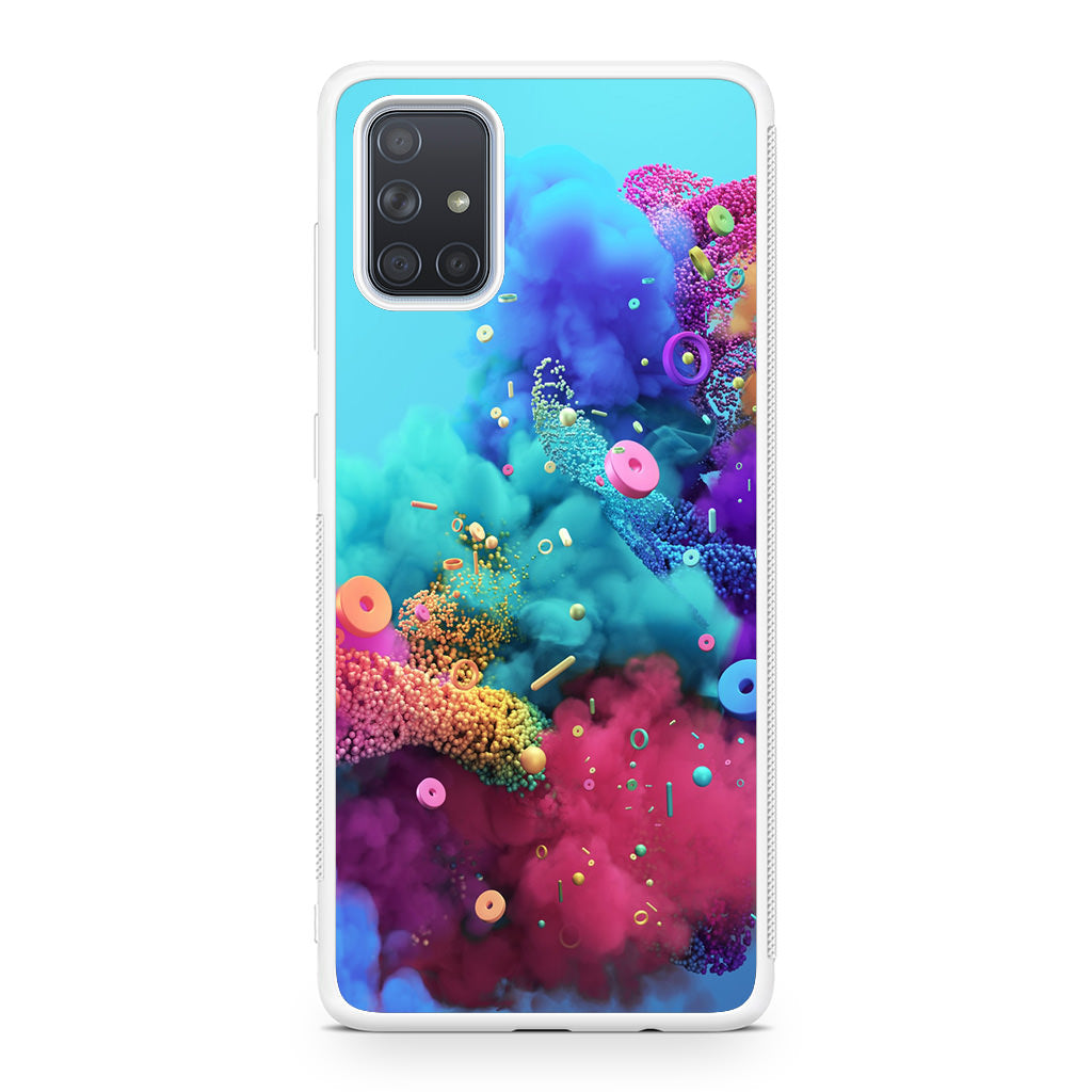 Colorful Smoke Boom Galaxy A51 / A71 Case