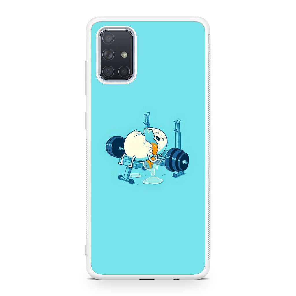 Egg Accident Workout Galaxy A51 / A71 Case