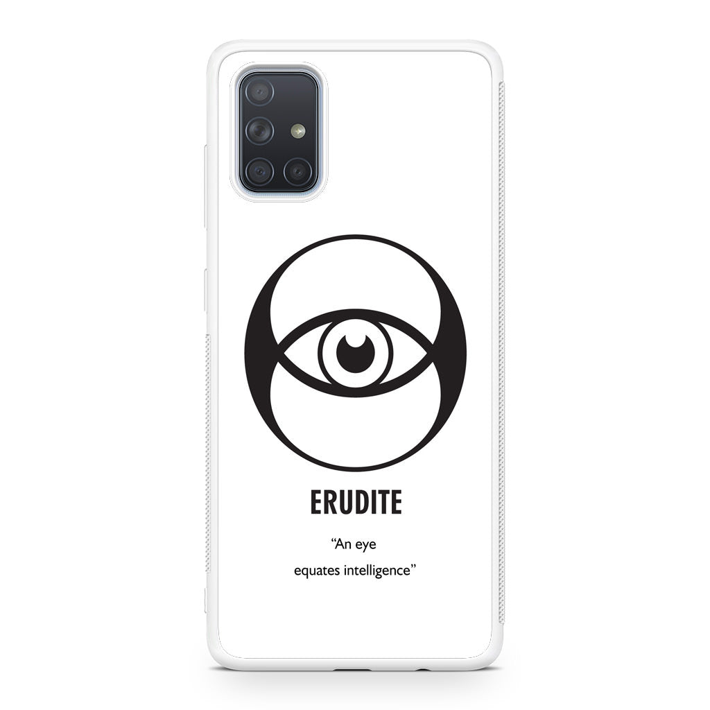 Erudite Divergent Faction Galaxy A51 / A71 Case