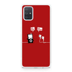 Funny Music Headphones Player Buds Galaxy A51 / A71 Case