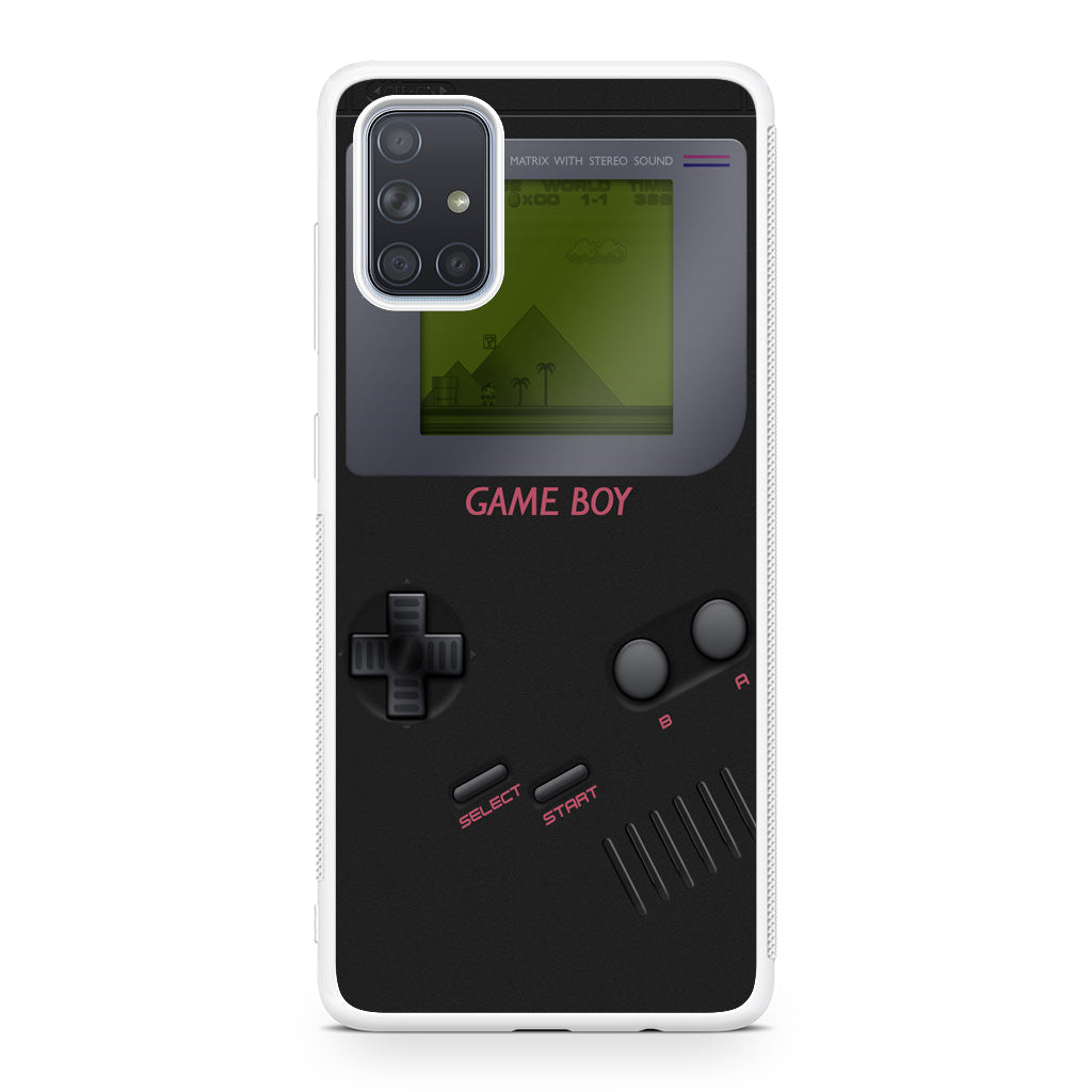 Game Boy Black Model Galaxy A51 / A71 Case