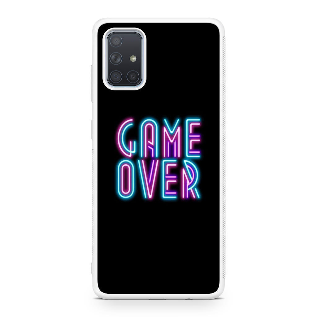Game Over Neon Galaxy A51 / A71 Case