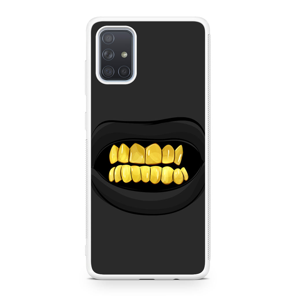 Gold Grillz Galaxy A51 / A71 Case