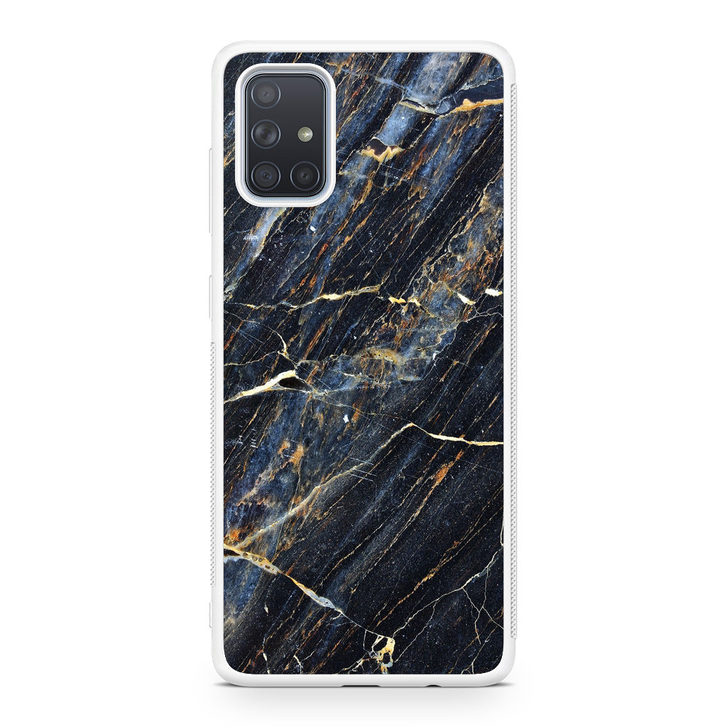 Golden Black Marble Galaxy A51 / A71 Case