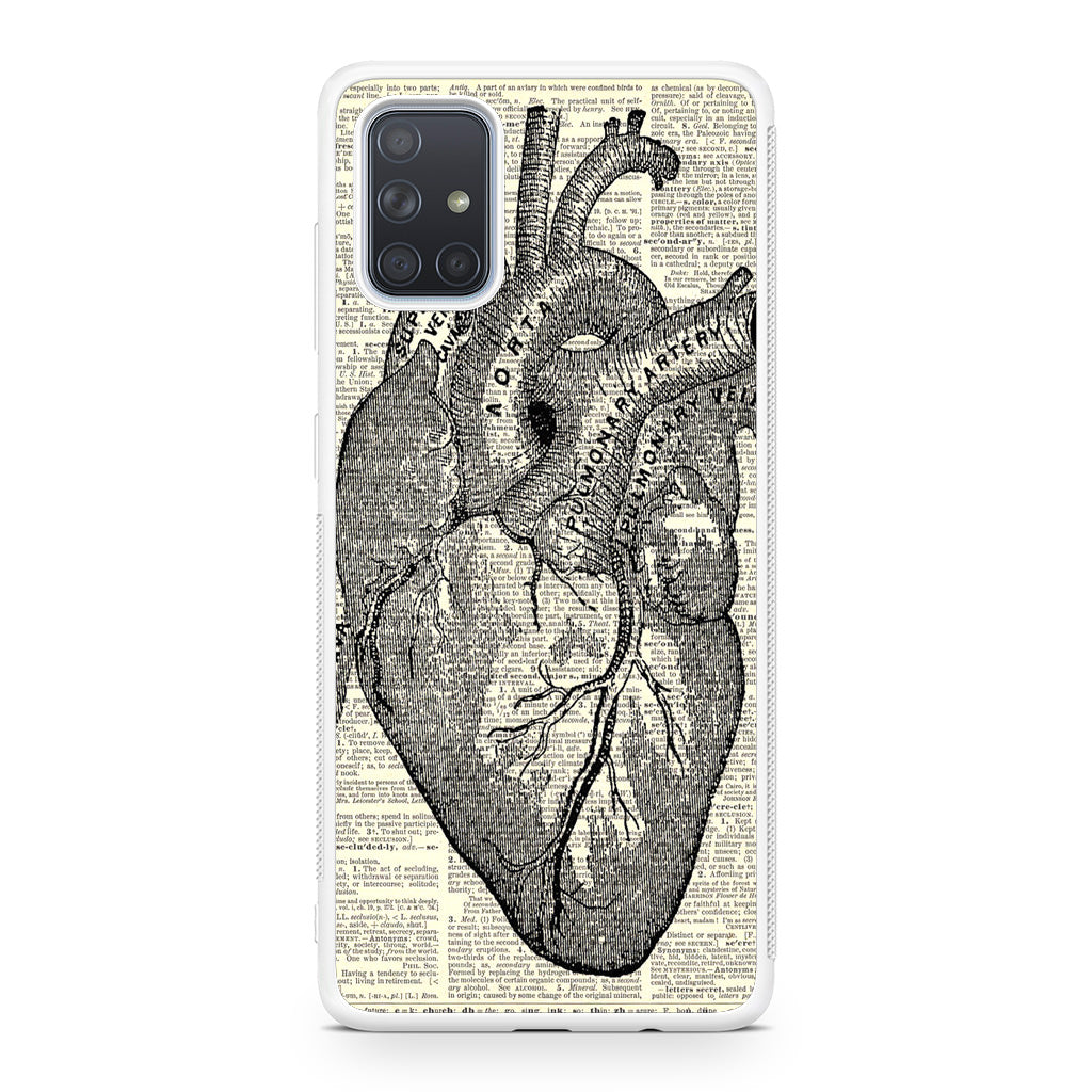 Heart Book Art Galaxy A51 / A71 Case