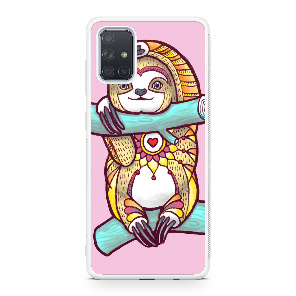Mandala Sloth Galaxy A51 / A71 Case