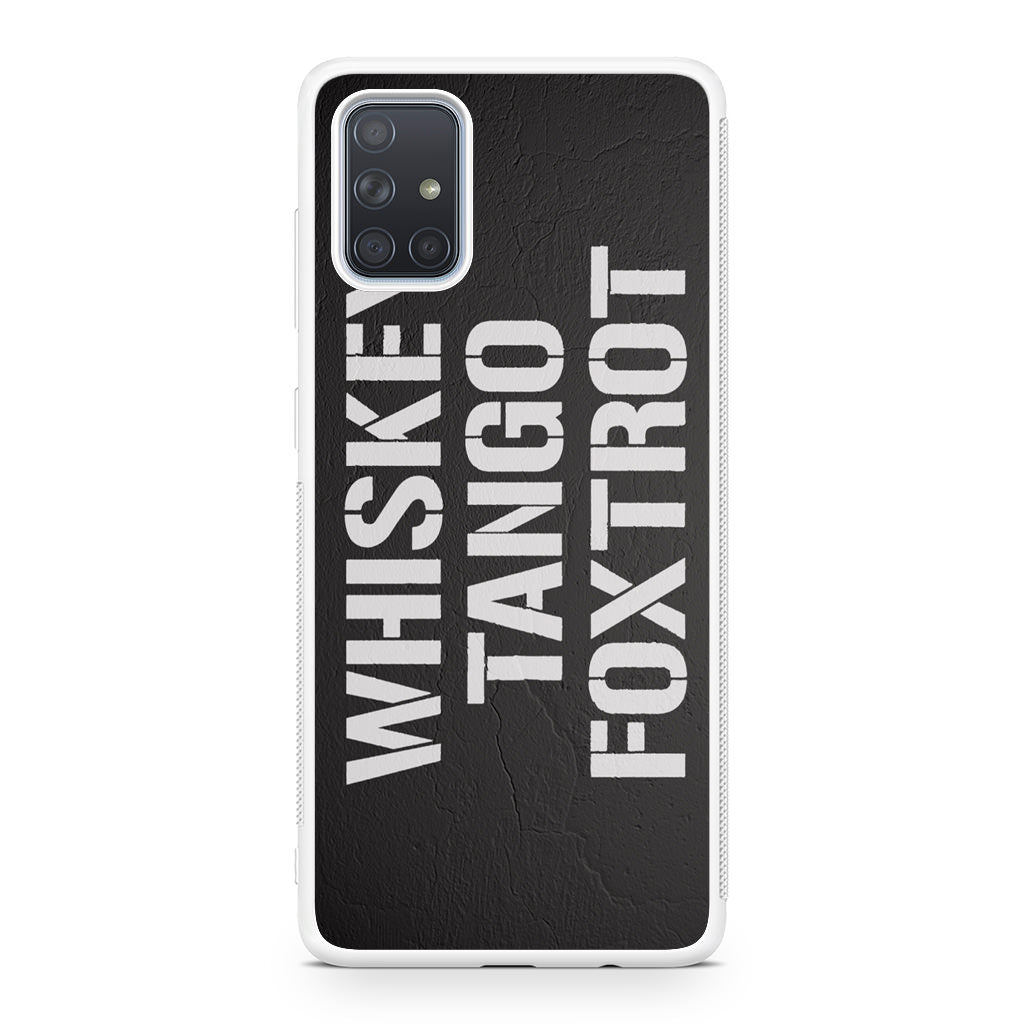 Military Signal Code Galaxy A51 / A71 Case