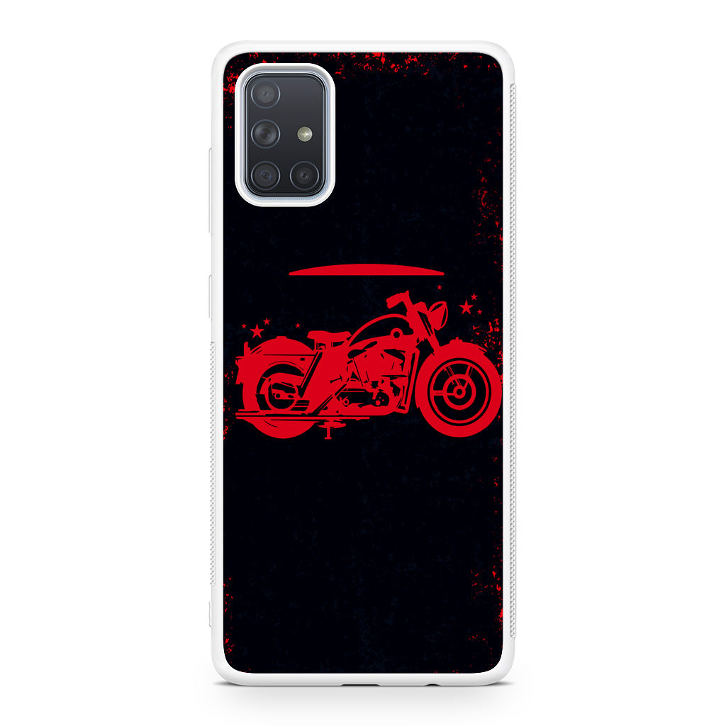 Motorcycle Red Art Galaxy A51 / A71 Case