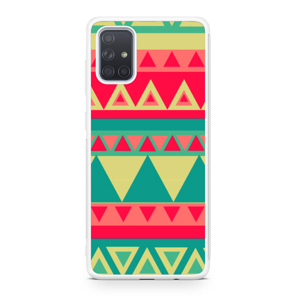 Old Aztec Pattern Galaxy A51 / A71 Case