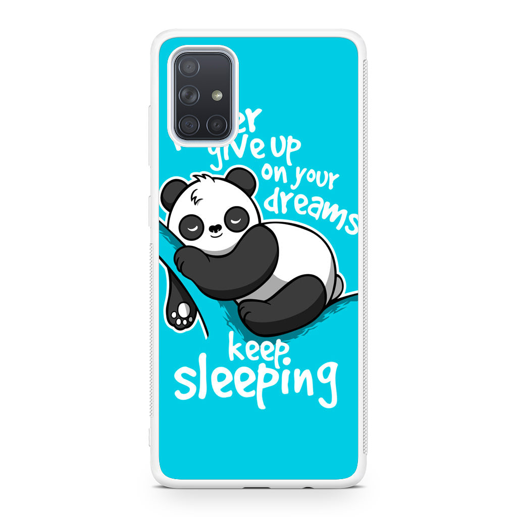 Panda Keep Sleeping Galaxy A51 / A71 Case