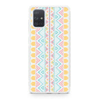 Peach Aztec Pattern Galaxy A51 / A71 Case