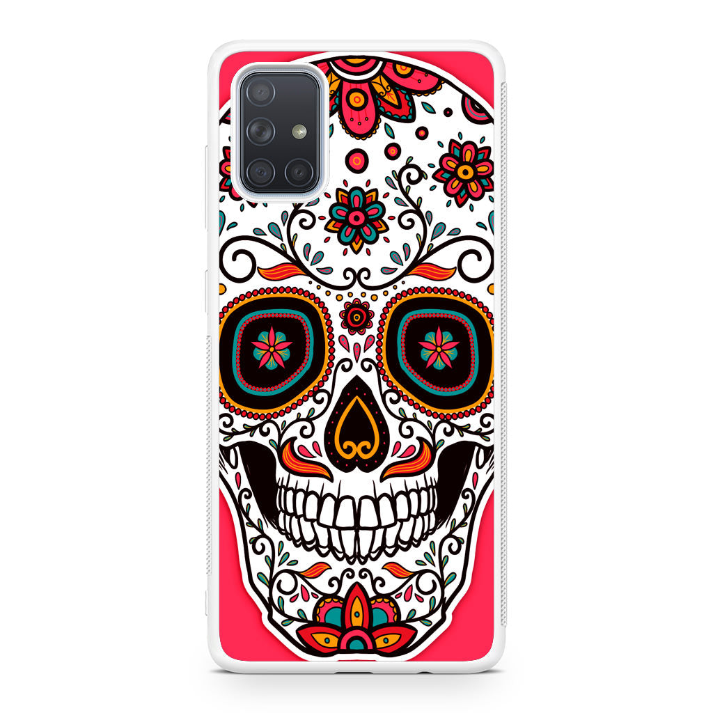 Pink Sugar Skull Galaxy A51 / A71 Case