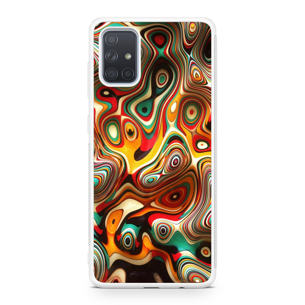 Plywood Art Galaxy A51 / A71 Case