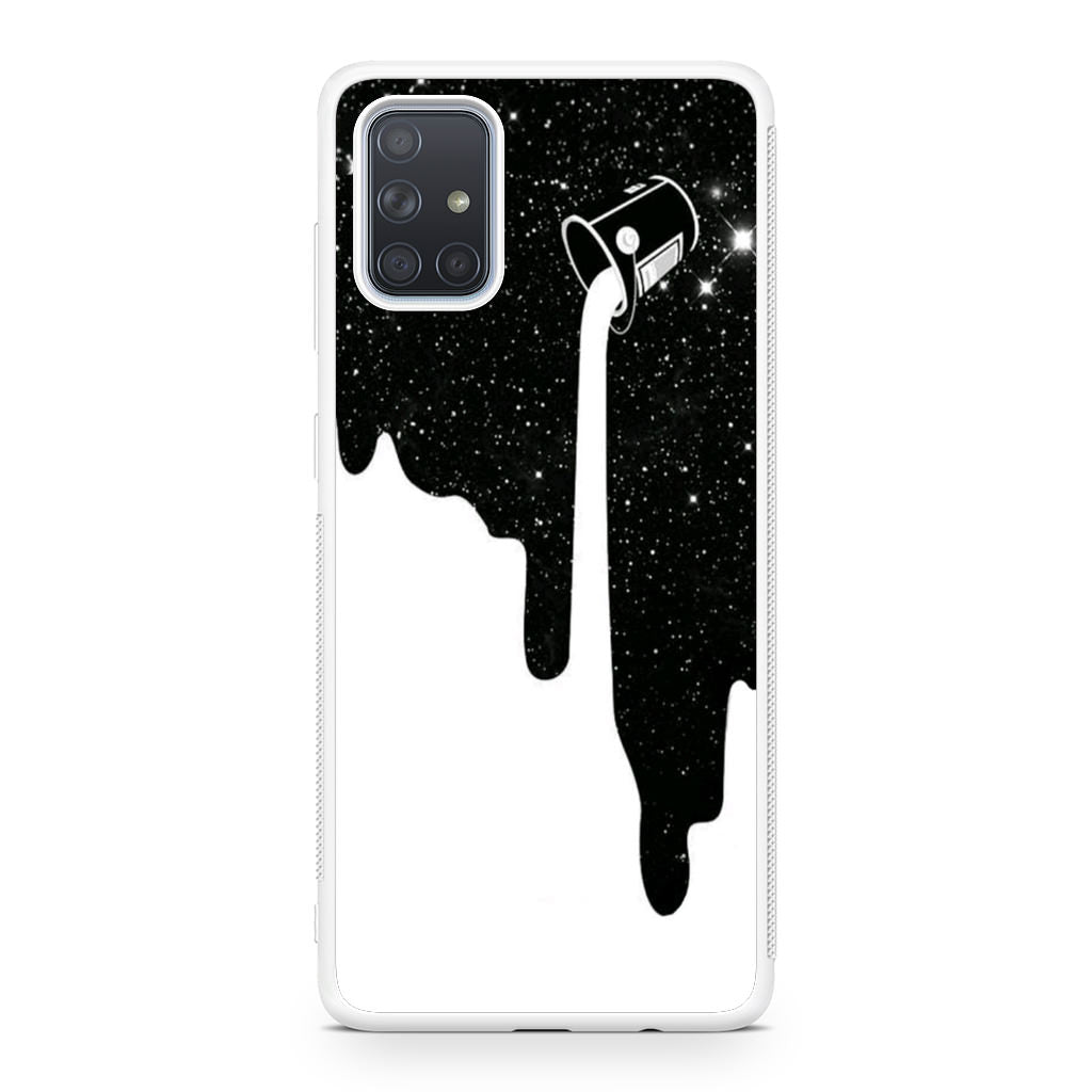 Pouring Milk Into Galaxy Galaxy A51 / A71 Case