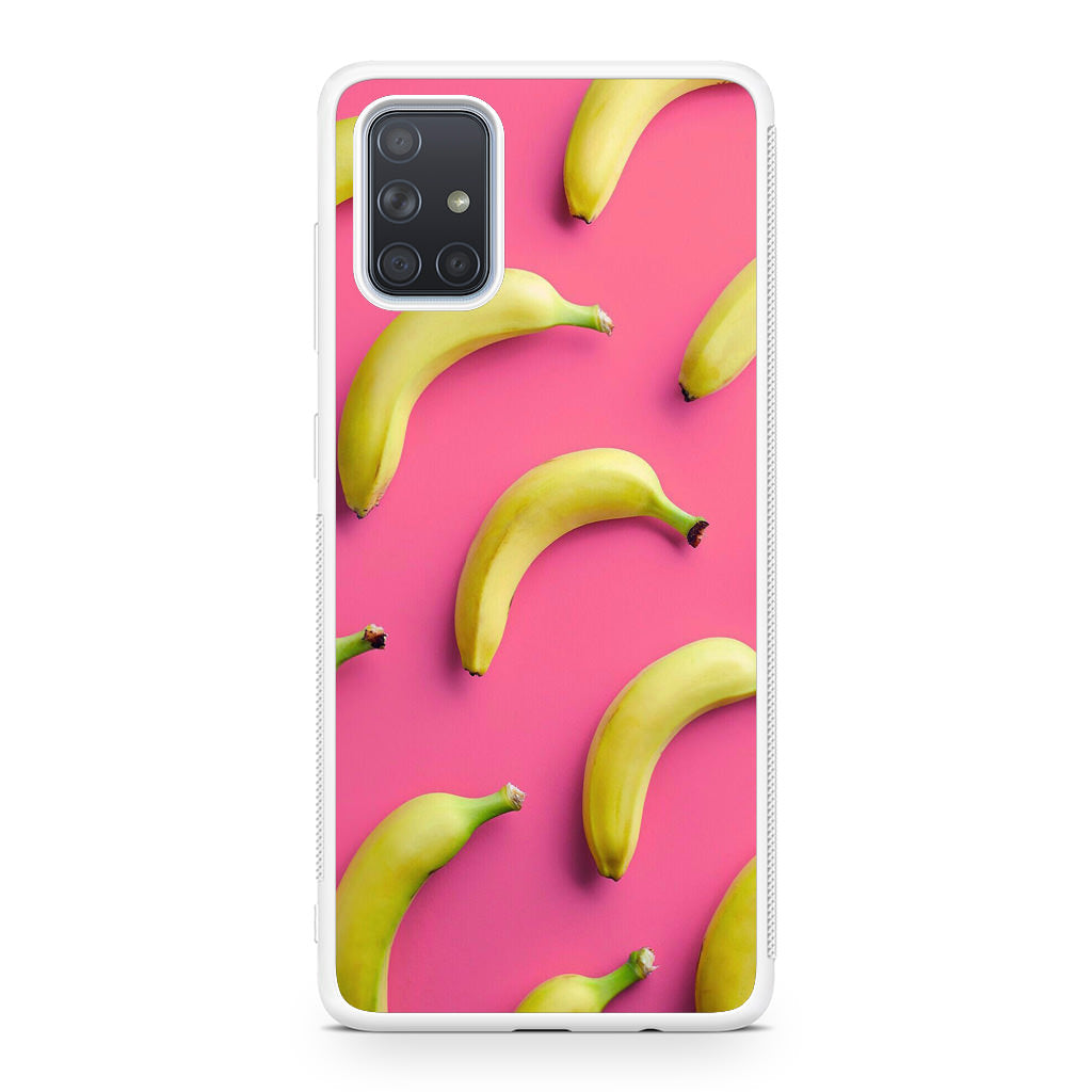 Real Bananas Fruit Pattern Galaxy A51 / A71 Case