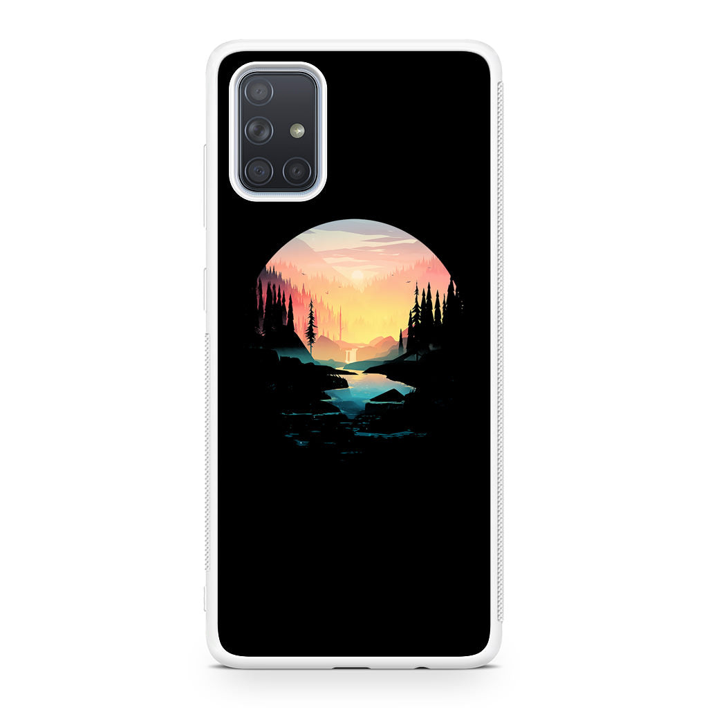 River Path at Dusk Galaxy A51 / A71 Case