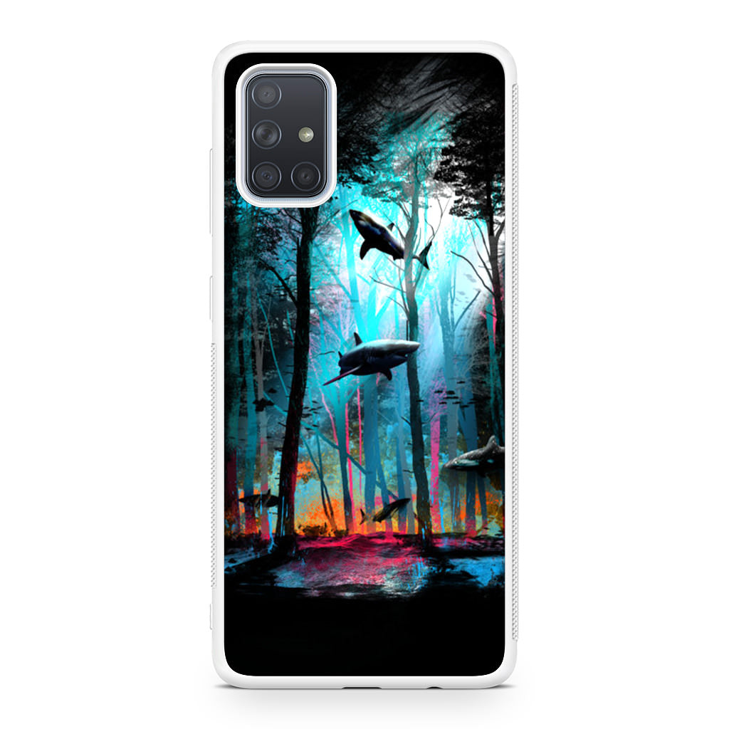 Shark Forest Galaxy A51 / A71 Case