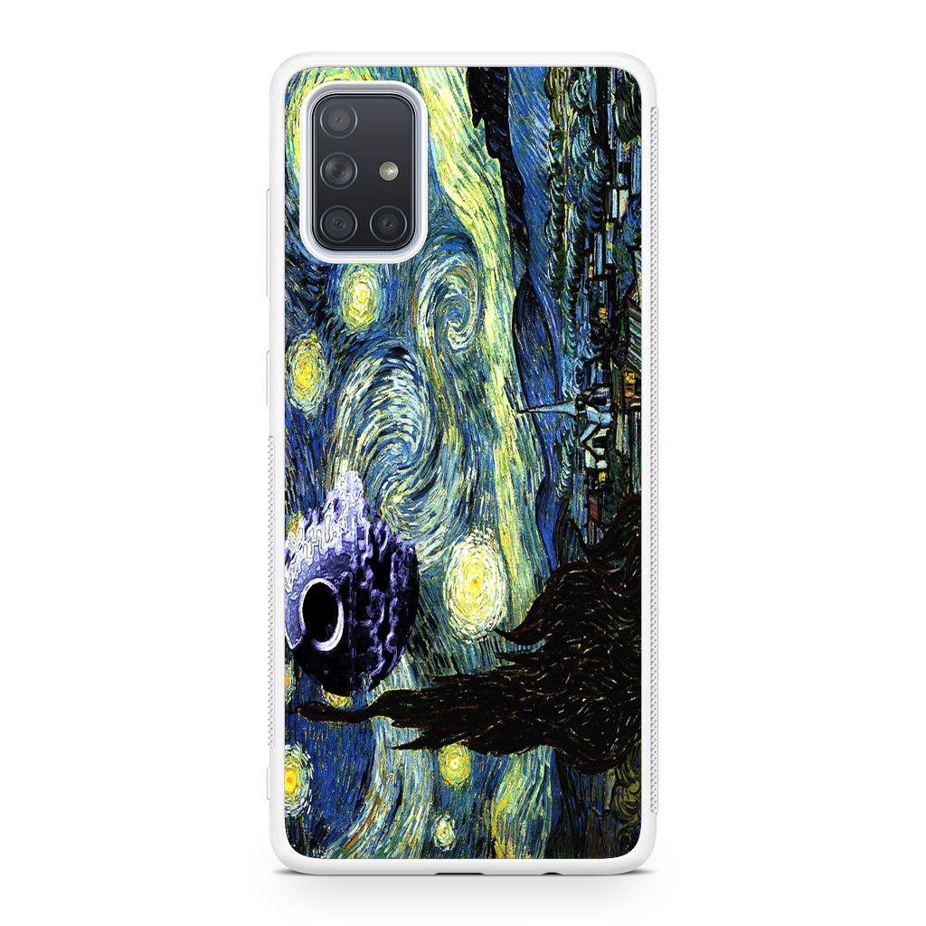 Skellington on a Starry Night Galaxy A51 / A71 Case