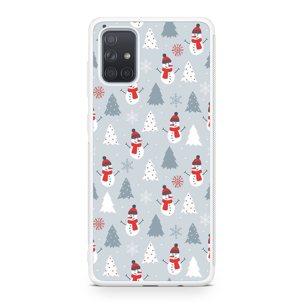 Snowmans Pattern Galaxy A51 / A71 Case