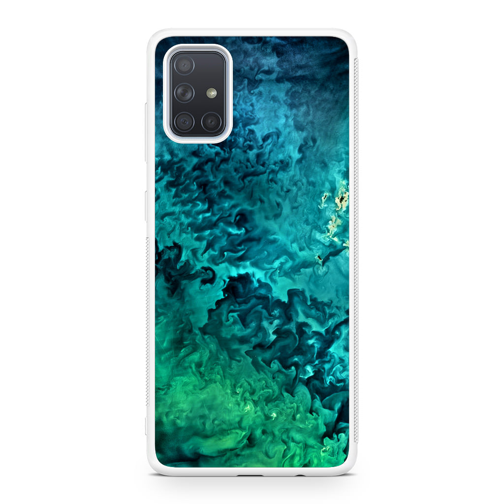Swirls In The Yellow Sea Galaxy A51 / A71 Case