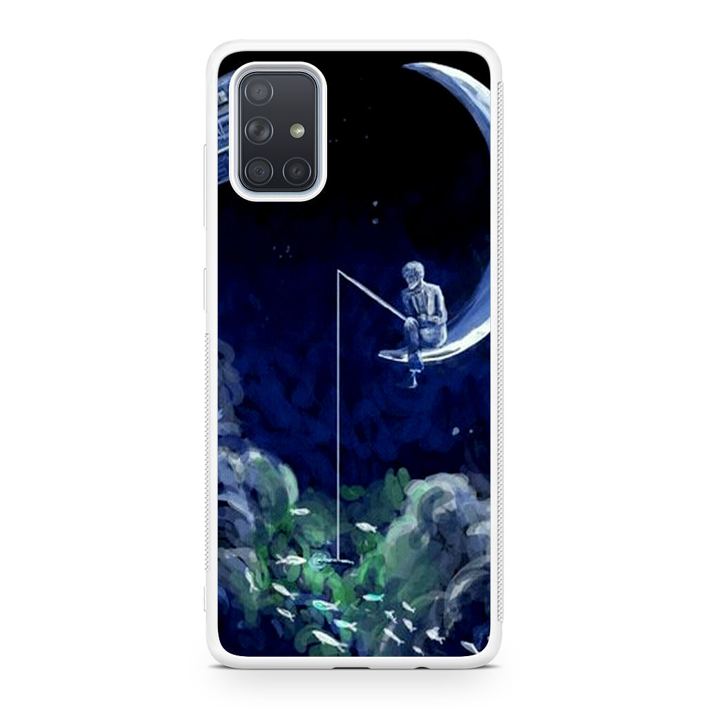 Tardis Walking To The Moon Galaxy A51 / A71 Case