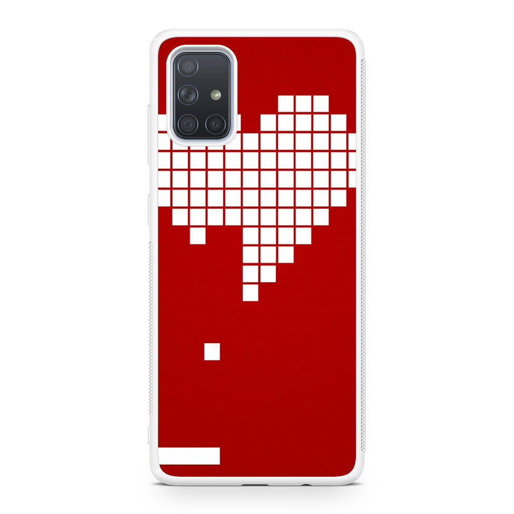 Tetris Heart Galaxy A51 / A71 Case