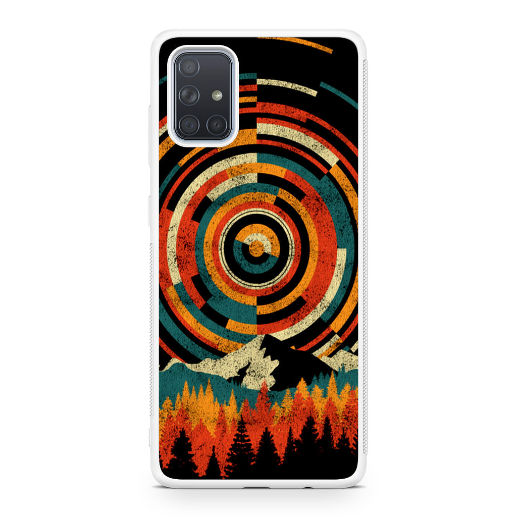 The Geometry Of Sunrise Galaxy A51 / A71 Case