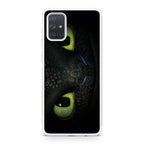 Toothless Dragon Eyes Close Up Galaxy A51 / A71 Case