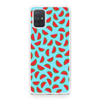 Watermelon Fruit Pattern Blue Galaxy A51 / A71 Case