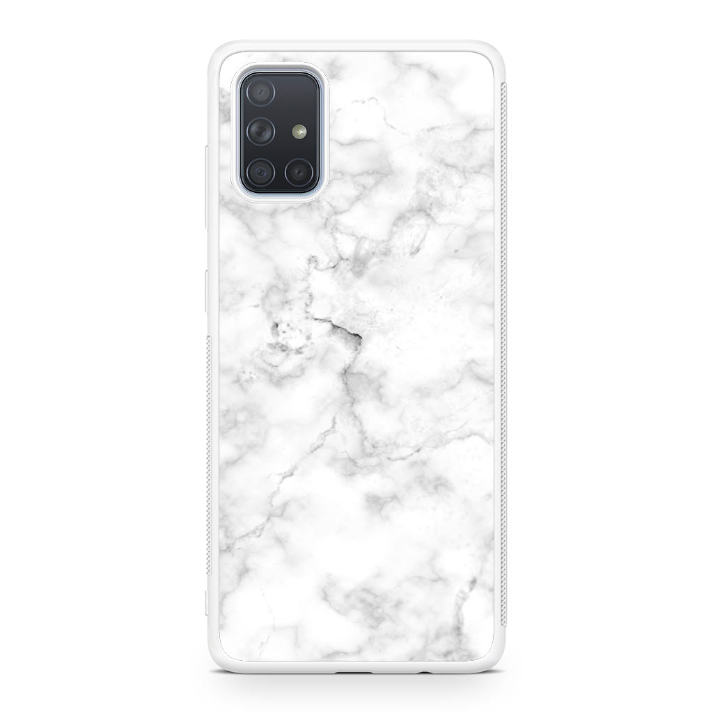 White Marble Galaxy A51 / A71 Case