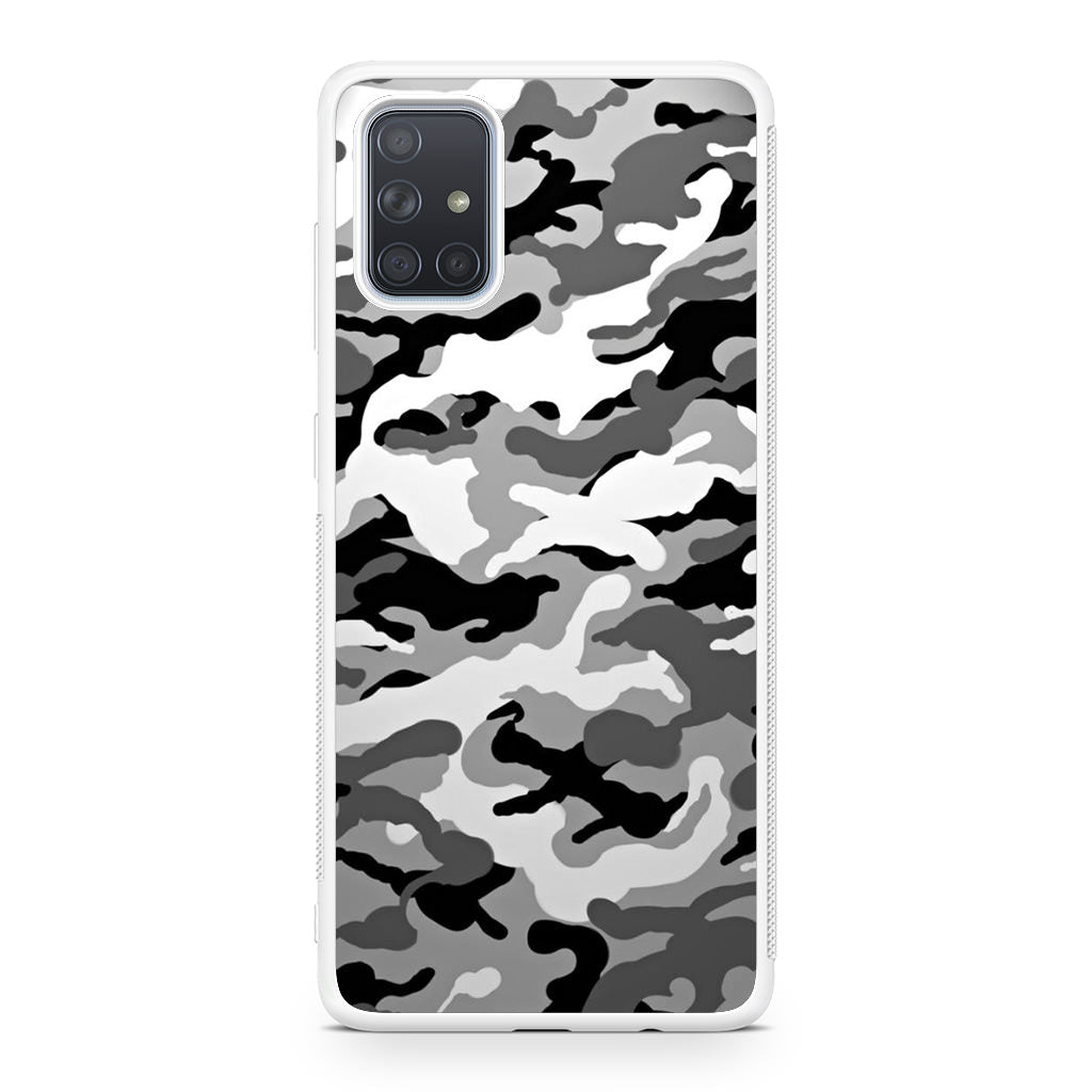 Winter Army Camo Galaxy A51 / A71 Case
