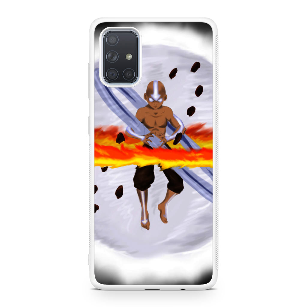Avatar Aang Controls Four Elements Galaxy A51 / A71 Case