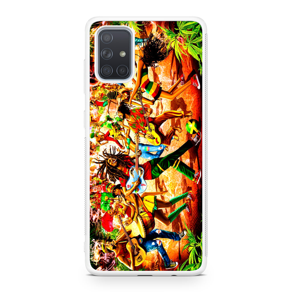 Bob Marley Reggae Galaxy A51 / A71 Case