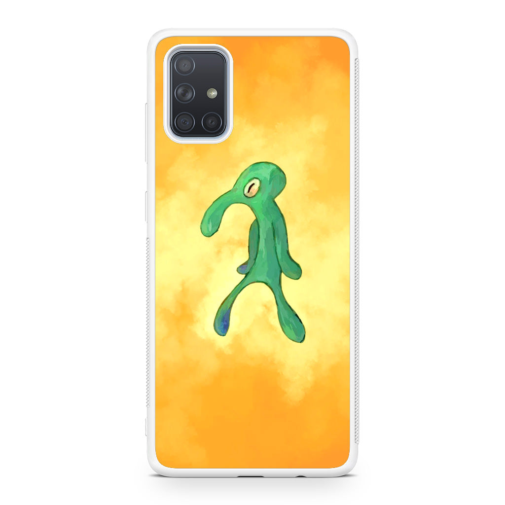 Bold and Brash Squidward Painting Galaxy A51 / A71 Case