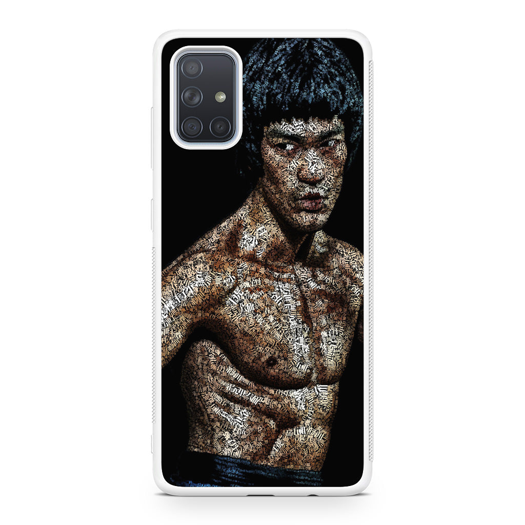 Bruce Lee Typograph Galaxy A51 / A71 Case