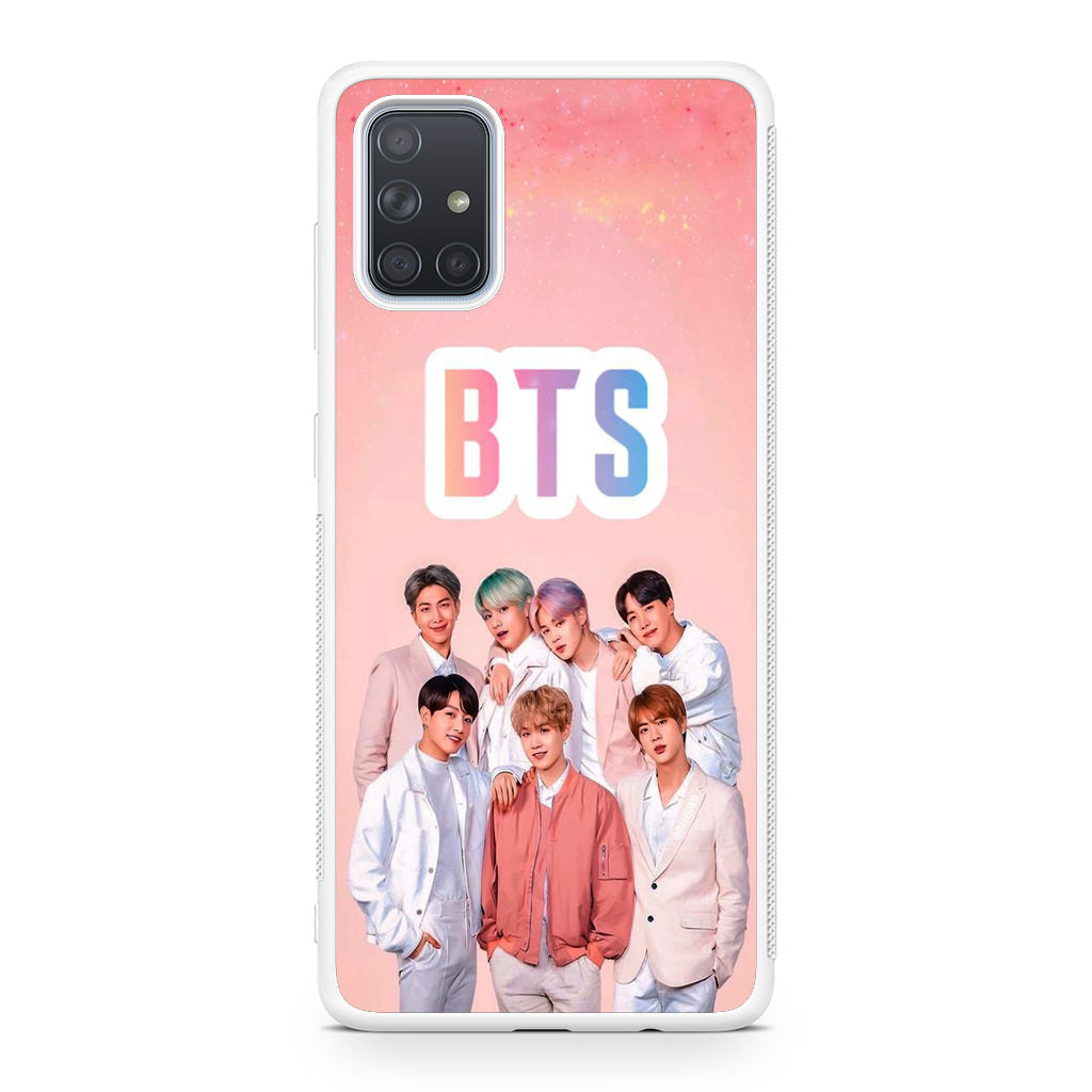 BTS Member in Pink Galaxy A51 / A71 Case