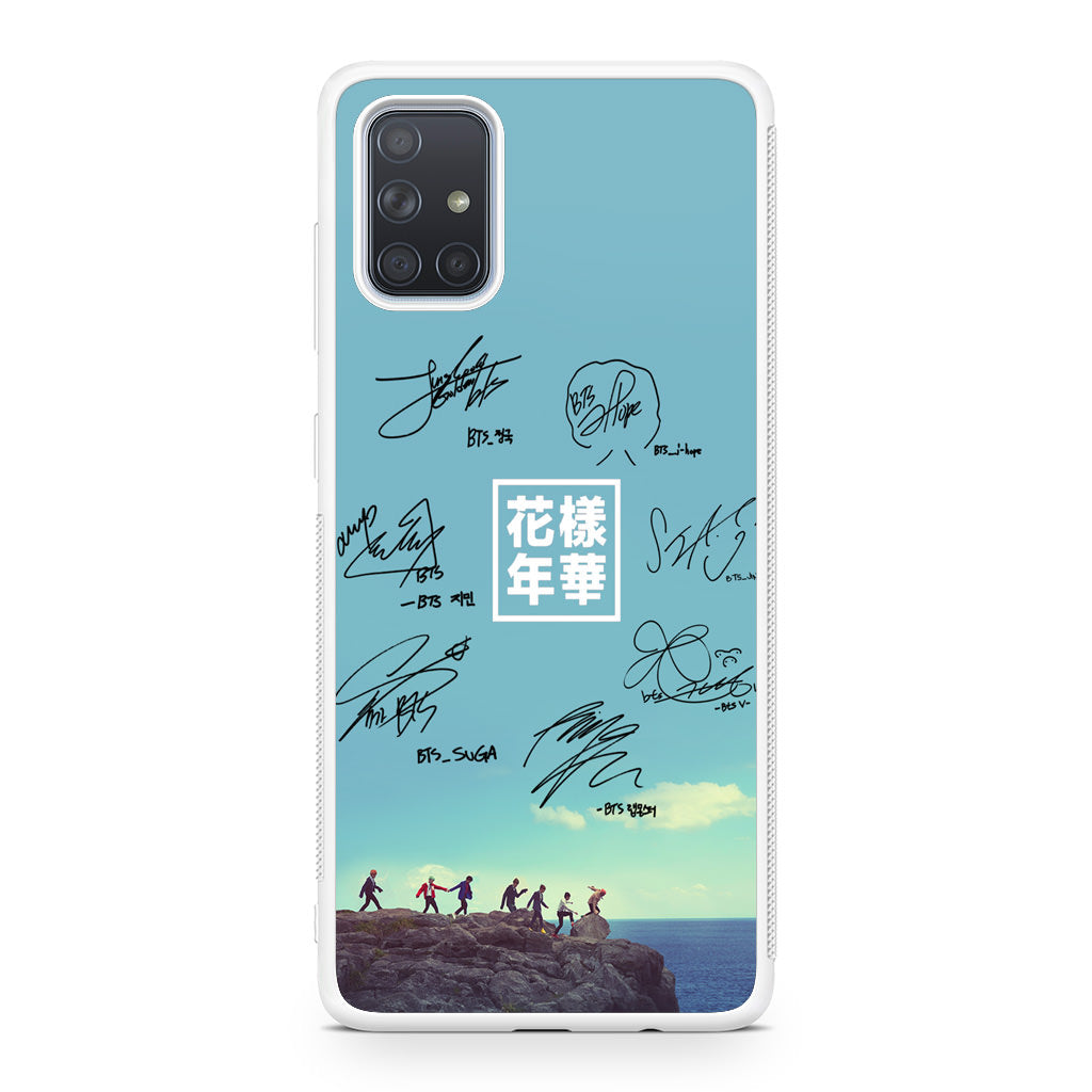 BTS Signature Galaxy A51 / A71 Case