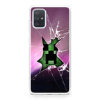 Creeper Glass Broken Violet Galaxy A51 / A71 Case