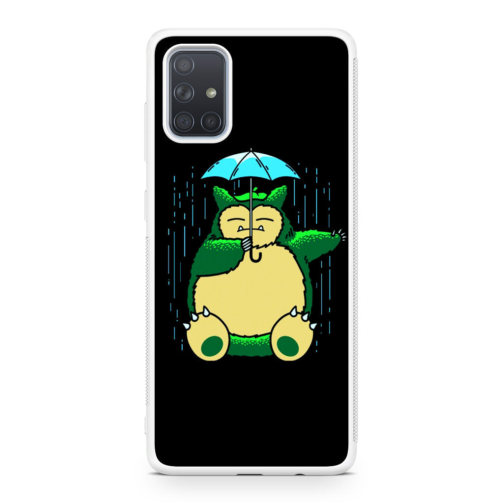 Cute Snorlax Umbrella Galaxy A51 / A71 Case