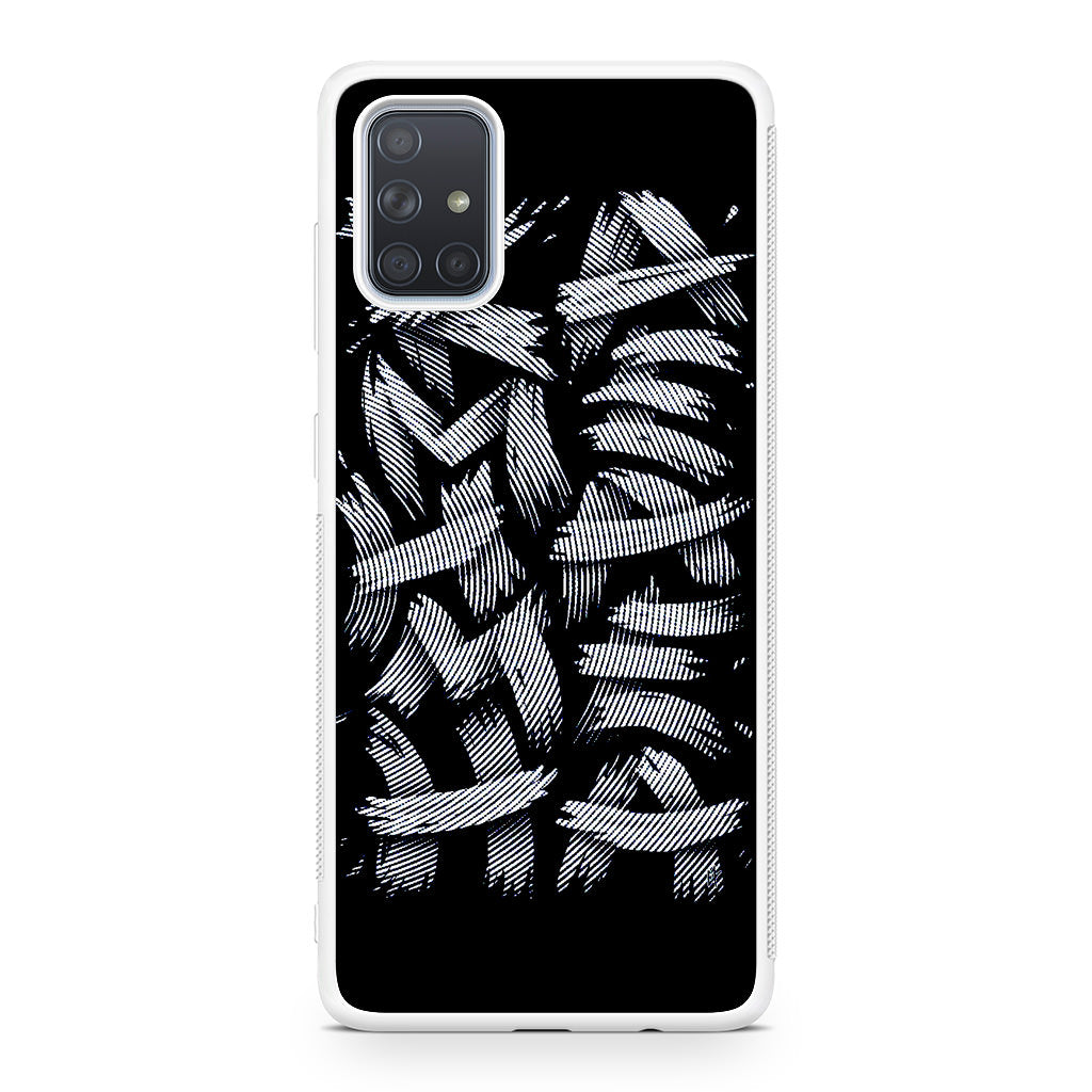 Dragon Ball Kamehameha Font Art Galaxy A51 / A71 Case