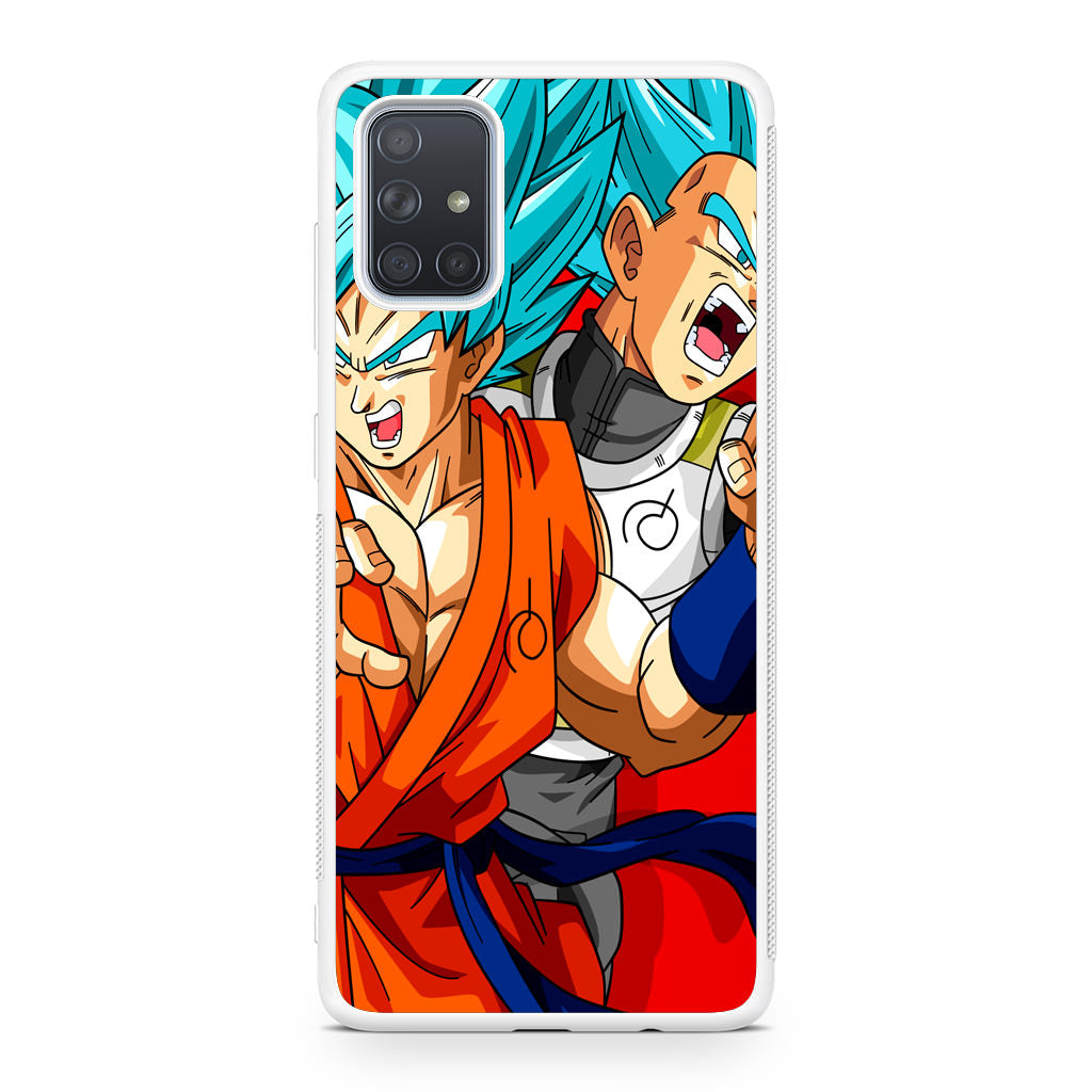 Dragon Ball Super SSGSS Goku And Vegeta Galaxy A51 / A71 Case