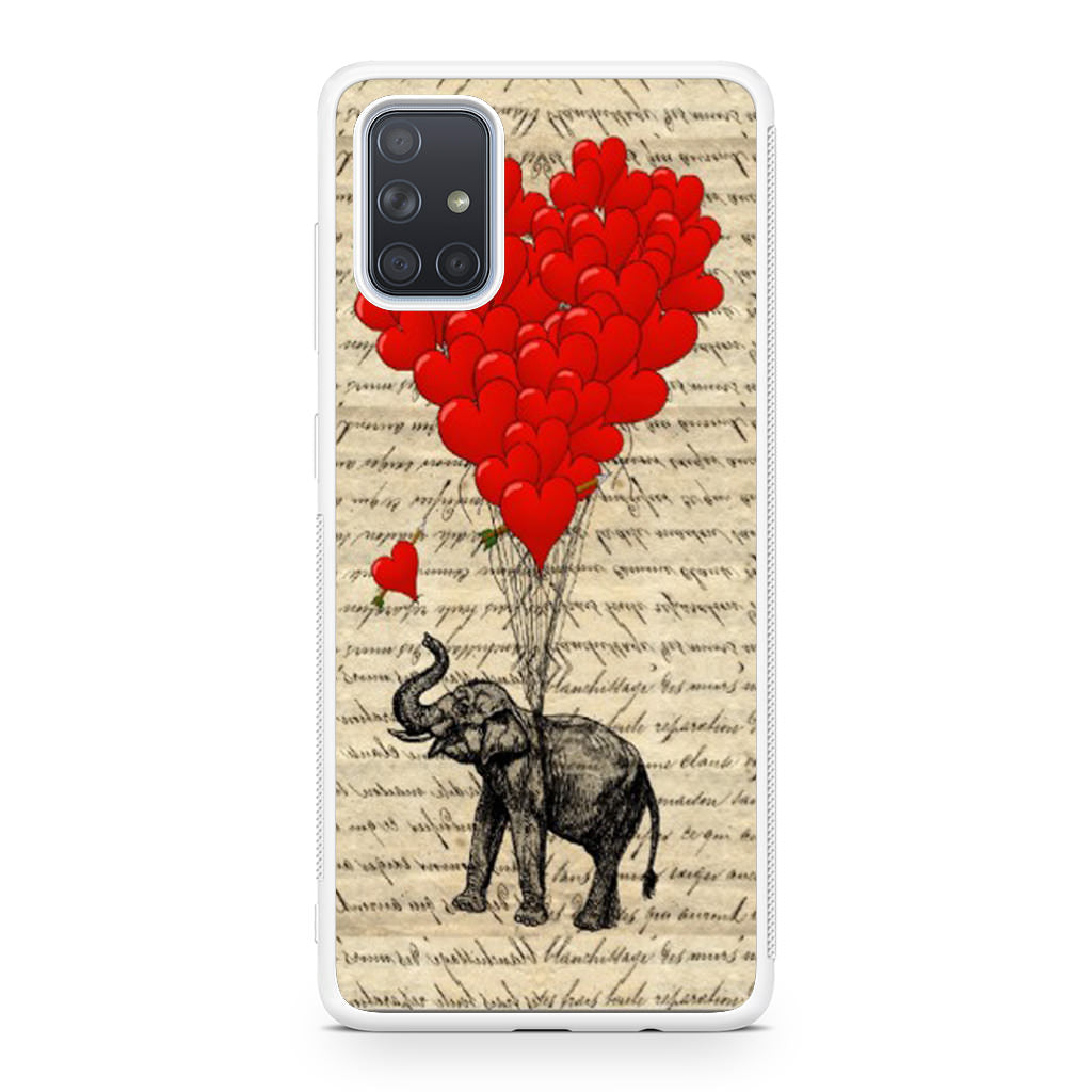 Elephant And Heart Galaxy A51 / A71 Case